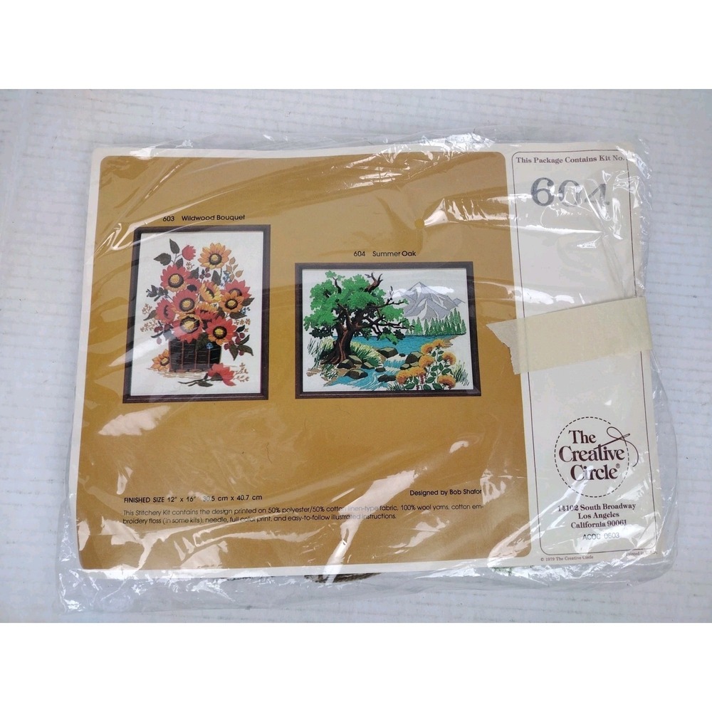The Creative Circle Needlepoint Vintage #604 Summer Oak NEW NIP